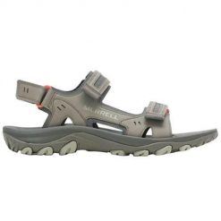 Buty do chodzenia męskie Merrell Huntington Sport Convert. Szare buty trekkingowe Merrell, bez wzorów, z gumy, bez zapięcia, trekkingowe. Za 349.99 zł.