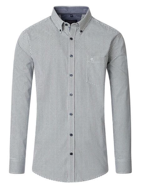 CASAMODA Koszula - Casual fit - ze wzorem rozmiar: 3XL. Koszule CASAMODA, xl, bez wzorów, z bawełny, bez kołnierzyka, bez ramiączek. Za 83.03 zł.