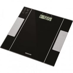Waga łazienkowa 150kg Fitness Sencor czarna. Czarne wagi łazienkowe Sencor. W wyprzedaży za 74.90 zł.