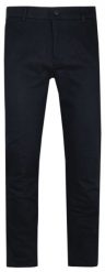 Męskie Spodnie Chinos marki Rigon – Bawełna z Elastanem – Slim Fit - Ciemny Granat. Eleganckie spodnie Rigon, m, z bawełny. Za 179.00 zł.