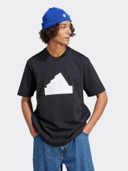 Adidas Koszulka w kolorze czarno-białym rozmiar: L. Białe bezrękawniki Adidas, l, bez wzorów, z bawełny, bez kołnierzyka, bez ramiączek. Za 105.63 zł.