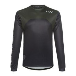 Longsleeve rowerowy męski Northwave Sharp. Czarne bluzy Northwave, m, bez wzorów, bez kaptura. Za 199.99 zł.
