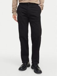Jack & Jones Chinosy Kane 12268490 Czarny Regular Fit. Czarne eleganckie spodnie Jack & Jones, m, z bawełny. Za 179.99 zł.