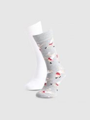 4F Skarpety casual za kostkę (2-pack) uniseks - multikolor 43-46. Skarpety 4F, bez wzorów, z materiału. Za 59.99 zł.