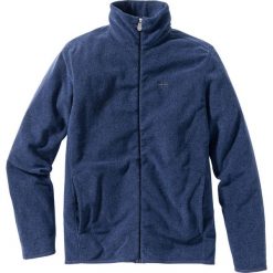 Bluza rozpinana z polaru Regular Fit bonprix ciemnoniebieski melanż. Bluzy marki bonprix. Za 59.99 zł.