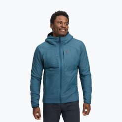 Kurtka męska Black Diamond First Light Stretch. Niebieskie kurtki Black Diamond, m, bez wzorów, bez kaptura. Za 1,159.00 zł.