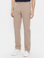 Napapijri Chinosy Puyo NP0A4H1F Beżowy Slim Fit. Brązowe eleganckie spodnie Napapijri, m, z bawełny. Za 709.99 zł.