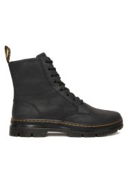 Dr. Martens Trzewiki Combs Leather Casual Boots DM26007001 Czarny. Czarne botki sznurowane Dr. Martens, bez wzorów, z nubiku, bez obcasa, bez zapięcia. Za 799.99 zł.