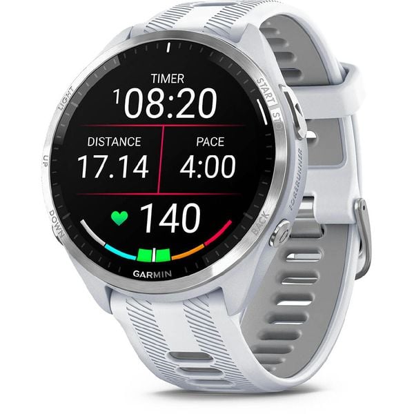 Zegarek sportowy Garmin Forerunner 965 Biały. Białe, cyfrowe zegarki GARMIN. Za 2,744.95 zł.