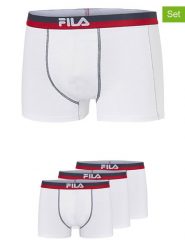 Fila Bokserki (3 pary) w kolorze białym rozmiar: S. Białe bokserki Fila, s, bez wzorów. Za 65.99 zł.