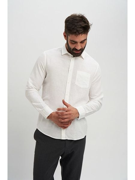 Marks & Spencer Koszula w kolorze białym rozmiar: XL. Białe koszule Marks & Spencer, xl, bez wzorów, bez kołnierzyka, bez ramiączek. Za 79.03 zł.