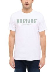 Mustang Koszulka w kolorze białym rozmiar: XXL. Białe bezrękawniki Mustang, xxl, bez wzorów, z bawełny, bez kołnierzyka, bez ramiączek. Za 57.47 zł.