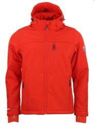 Peak Mountain Kurtka softshellowa "Claude" w kolorze pomarańczowym rozmiar: L. Pomarańczowe kurtki outdoor i hardshell Peak Mountain, l, bez wzorów, bez kaptura. Za 225.70 zł.