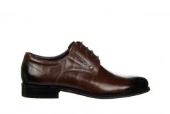 Półbuty John Doubare QA526-C6-A77 Coffee 104237, Brązowy, Skóra naturalna - 44. Brązowe eleganckie półbuty John Doubare, bez wzorów, ze skóry, bez obcasa, bez zapięcia. W wyprzedaży za 494.10 zł.