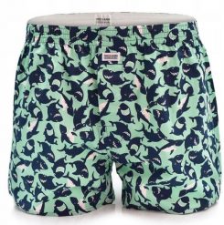 Męskie Bokserki Bawełniane - Pako Jeans - Wesołe Rekiny. Bokserki Pako Jeans, l, bez wzorów, z bawełny. Za 33.00 zł.