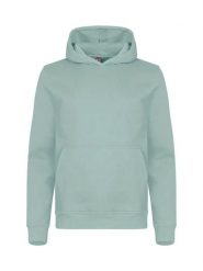 Clique Miami Hoody Junior - bluza z kapturem z mieszanki bawełny – Sage Green. Zielone bluzy z kapturem CLIQUE, bez wzorów, z bawełny, z kapturem. Za 154.12 zł.