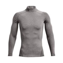 Pod koszulą z wysokim kołnierzykiem Under Armour Coldgear®. Czarne koszule Under Armour, m, bez wzorów, z elastanu, bez kołnierzyka, bez ramiączek. Za 176.95 zł.