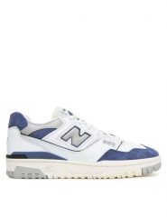 New Balance Sneakersy BB550BWG Biały. Białe buty sportowe casual New Balance, bez wzorów, ze skóry, bez zapięcia. Za 449.99 zł.
