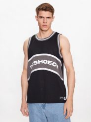 DC Tank top Pastime ADYKT03210 Czarny Regular Fit. Czarne t-shirty sportowe DC, bez wzorów, z syntetyku, bez ramiączek, do koszykówki. Za 179.99 zł.