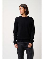 AUTHENTIC CASHMERE Kaszmirowy sweter "Nolan" w kolorze czarnym rozmiar: M. Czarne swetry nierozpinane AUTHENTIC CASHMERE, m, bez wzorów, z kaszmiru, bez kołnierzyka, bez ramiączek. Za 440.28 zł.