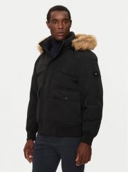 Tommy Hilfiger Kurtka puchowa Rockie MW0MW37412 Czarny Regular Fit. Czarne kurtki Tommy Hilfiger, m, bez wzorów, z puchu, bez kaptura. Za 1,049.00 zł.