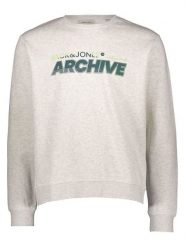 Jack & Jones Bluza "Brat" w kolorze szarym rozmiar: XL. Szare bluzy Jack & Jones, xl, bez wzorów, bez kaptura. Za 97.05 zł.