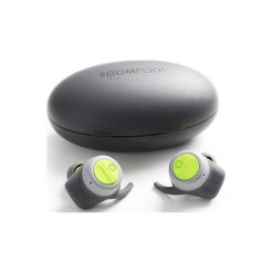 Słuchawki dokanałowe BOOMPODS Boombuds Szaro-zielony. Szare słuchawki dokanałowe Boompods. Za 263.99 zł.