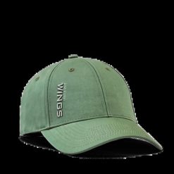 Czapka z daszkiem WINGS UNLEASH ARMY GREEN. Zielone czapki z daszkiem Wings, bez wzorów, z bawełny. Za 49.90 zł.