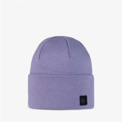 Czapka BUFF KNITTED BEANIE NIELS. Fioletowe czapki zimowe Buff, bez wzorów. W wyprzedaży za 95.94 zł.
