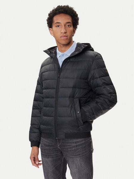 BOSS Kurtka przejściowa Odenis 50543616 Czarny Regular Fit. Czarne kurtki Boss, m, bez wzorów, z syntetyku, bez kaptura. Za 919.99 zł.