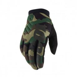 Rękawiczki rowerowe 100% Brisker Gloves. Brązowe rękawiczki 100%, bez wzorów. Za 104.99 zł.