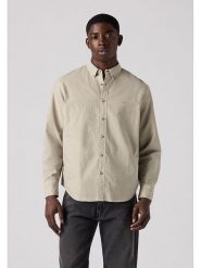 Levi´s Koszula - Relaxed fit - w kolorze beżowym rozmiar: L. Brązowe koszule l, bez wzorów, z bawełny, bez kołnierzyka, bez ramiączek. Za 114.44 zł.