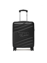 Reebok Walizka kabinowa CWBEO-RBK-MS-004-S Czarny. Czarne walizki Reebok, bez wzorów, z tworzywa sztucznego. Za 229.99 zł.