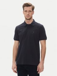 Aeronautica Militare Polo 251PO1868P347 Granatowy Regular Fit. Niebieskie koszulki polo Aeronautica Militare, m, bez wzorów, z bawełny, bez kołnierzyka, bez ramiączek. Za 529.99 zł.
