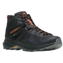 Buty trekkingowe męskie Merrell Mqm 3 Mid Gtx Gore-tex. Czarne buty trekkingowe Merrell, bez wzorów, z gore-texu, za kostkę, bez zapięcia, trekkingowe, gore-tex. Za 831.00 zł.