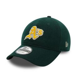 Czapka z daszkiem Oakland Athletics MLB Melton 9Twenty. Zielone czapki z daszkiem New Era, bez wzorów. Za 128.30 zł.