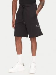 Just Cavalli Szorty sportowe 78OADT07 Czarny Regular Fit. Czarne krótkie spodenki sportowe Just Cavalli, m, bez wzorów, z bawełny. Za 549.99 zł.