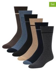 Ted Baker Skarpety (12 par) w kolorze niebiesko-beżowo-czarnym rozmiar: onesize. Brązowe skarpety Ted Baker, bez wzorów. Za 108.99 zł.