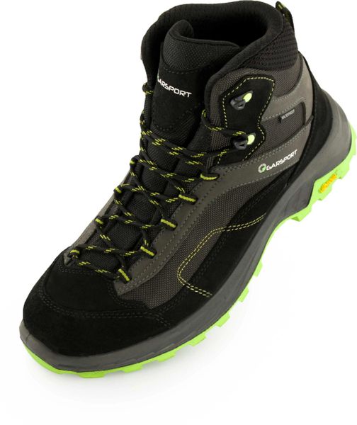 Buty męskie trekkingowe wodoodporne Garsport AVERAU MID. Szare buty turystyczne GARSPORT, bez wzorów, z materiału, bez zapięcia, outdoorowe. Za 268.00 zł.