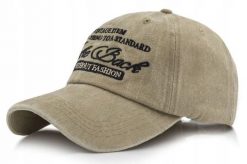 Bawełniana Bejsbolówka (Czapka z Daszkiem) - Pako Jeans - Vintage, Beż. Brązowe czapki z daszkiem Pako Jeans, bez wzorów, z bawełny. Za 55.00 zł.