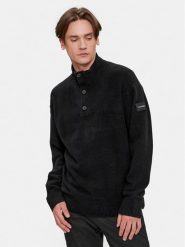 Calvin Klein Sweter K10K111960 Czarny Regular Fit. Czarne swetry rozpinane CALVIN KLEIN, m, bez wzorów, z syntetyku, bez kołnierzyka, bez ramiączek. Za 399.99 zł.