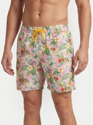 Guess Szorty kąpielowe F6GT21 WG282 Różowy Regular Fit. Czerwone kąpielówki Guess, m, z aplikacjami, z syntetyku. Za 299.99 zł.