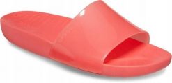 Klapki Dla Dorosłych Crocs Splash Glossy Slide. Czerwone klapki Crocs, z materiału. Za 99.99 zł.