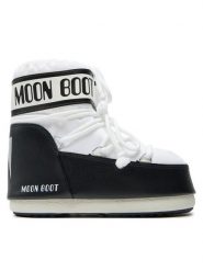 Moon Boot Śniegowce 80D1409340 Biały. Białe śniegowce Moon Boot, ze skóry, bez zapięcia. Za 479.00 zł.