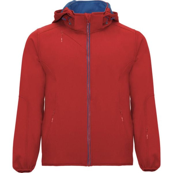 Kurtka Soft Shell Dla Dorosłych Unisex Siberia. Czerwone kurtki ROLY, m, bez wzorów, bez kaptura. Za 187.99 zł.