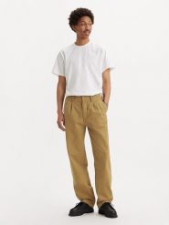 Levi's Spodnie chino w kolorze jasnobrązowym rozmiar: W30/L32. Brązowe eleganckie spodnie Levi's®, l, z bawełny. Za 170.87 zł.