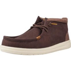 Buty HEY DUDE WALLY MID GRIPR VIN CLAS Brązowy. Brązowe buty trekkingowe PRO BRANDS, bez wzorów, z tkaniny, bez zapięcia, trekkingowe. Za 333.99 zł.