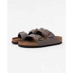 Klapki Birkenstock Arizona Szare Dorosłych. Szare klapki Birkenstock, z nubiku. Za 394.70 zł.