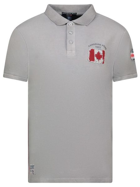 Canadian Peak Koszulka polo "Kotzeak" w kolorze szarym rozmiar: S. Szare koszulki polo Canadian Peak, s, bez wzorów, z bawełny, bez kołnierzyka, bez ramiączek. Za 56.79 zł.