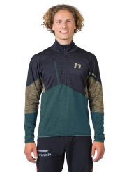 Hannah Koszulka funkcyjna "Niro" w kolorze granatowo-turkusowym rozmiar: XXL. Niebieskie t-shirty sportowe Hannah, bez wzorów, z materiału, bez ramiączek, outdoorowe. Za 295.99 zł.